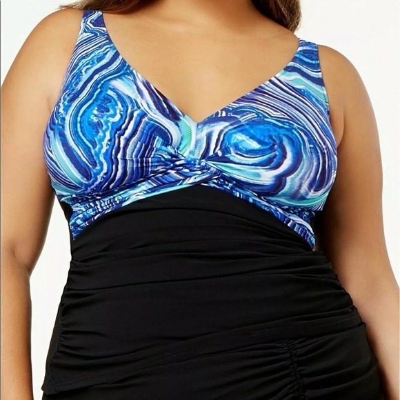 PROFILE by Gottex Quartzite Tummy Control Tankini - Picture 1 of 4
